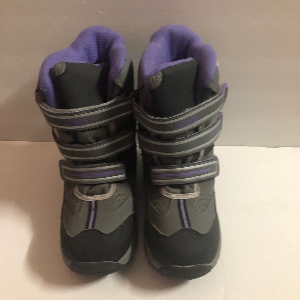 Totes Purple and Black Winter Boots Size 5
